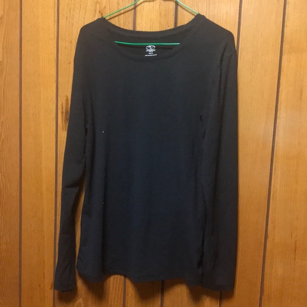 Athletic Works black longsleeve crewneck tee